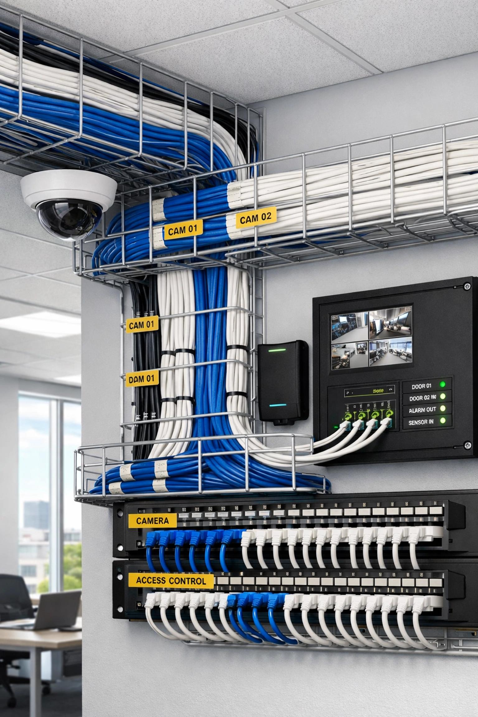 Structured cabling server room Dubai